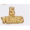 Stock 5 Years Lapel Pin